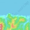 Carte topographique Beni Ksila بني كسيلة, altitude, relief