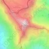 Carte topographique Rochemelon, altitude, relief