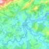 Carte topographique Arriondas, carte du relief, carte des altitudes