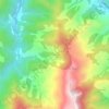 Carte topographique Tudes, carte du relief, carte des altitudes