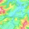Carte topographique Beranga, carte du relief, carte des altitudes