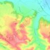 Carte topographique A Maury, altitude, relief