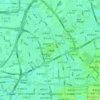 Carte topographique 三墩镇, altitude, relief