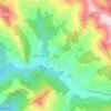 Carte topographique Bueres, carte du relief, carte des altitudes