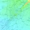 Carte topographique Tangshan, carte du relief, carte des altitudes