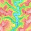 Carte topographique Ouren, carte du relief, carte des altitudes