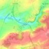 Carte topographique Laneffe, altitude, relief