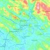 Carte topographique Pathanamthitta, carte du relief, carte des altitudes