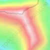 Carte topographique 天山山脉, carte du relief, carte des altitudes