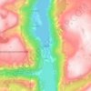 Carte topographique Odda, carte du relief, carte des altitudes