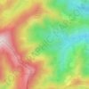 Carte topographique Loma de Alegi, carte du relief, carte des altitudes