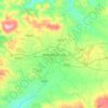 Carte topographique Bordj Bou Arreridj, relief, altitude
