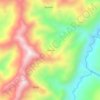 Carte topographique Chirche, carte du relief, carte des altitudes