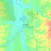 Carte topographique Quibdó, carte du relief, carte des altitudes
