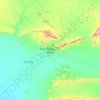 Carte topographique Bouarfa, altitude, relief