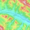 Carte topographique Câmpulung Moldovenesc, carte du relief, carte des altitudes