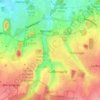 Carte topographique Wasmes, carte du relief, carte des altitudes