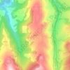 Carte topographique Herada, carte du relief, carte des altitudes