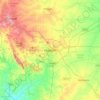 Carte topographique Hubballi, carte du relief, carte des altitudes