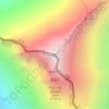 Carte topographique 珠穆朗玛峰/सगरमाथा, altitude, relief