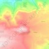 Carte topographique Κρυονέρι, altitude, relief