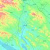 Carte topographique 淅川县, altitude, relief