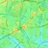 Carte topographique 渋谷1, altitude, relief