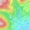 Carte topographique Norcen, carte du relief, carte des altitudes
