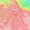 Carte topographique Cusco, carte du relief, carte des altitudes