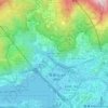 Carte topographique 光板田村 Kwong Pan Tin Village, carte du relief, carte des altitudes