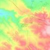 Carte topographique Ben Ahmed, carte du relief, carte des altitudes