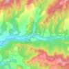 Carte topographique Ogern, carte du relief, carte des altitudes