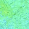 Carte topographique 东丽区, altitude, relief
