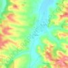Carte topographique Enchiroulet, altitude, relief