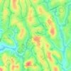Carte topographique Bafou Chefferie, altitude, relief
