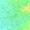 Carte topographique 皇姑区, altitude, relief