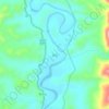 Carte topographique 蛮哈, altitude, relief