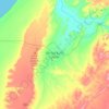 Carte topographique Tan-Tan, altitude, relief