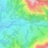 Carte topographique Erratzu, carte du relief, carte des altitudes