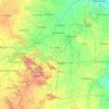 Carte topographique Ballari, carte du relief, carte des altitudes