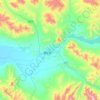 Carte topographique 阿里地区, altitude, relief
