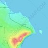 Carte topographique Dalkey-Bullock ED, carte du relief, carte des altitudes