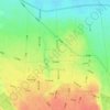 Carte topographique 和田地区, carte du relief, carte des altitudes