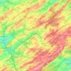 Carte topographique Hamois, carte du relief, carte des altitudes