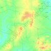 Carte topographique Akko, carte du relief, carte des altitudes