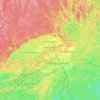 Carte topographique Greater Sudbury, carte du relief, carte des altitudes