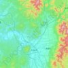 Carte topographique Daisen, altitude, relief