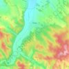 Carte topographique Réde, carte du relief, carte des altitudes