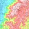 Carte topographique Azuay, carte du relief, carte des altitudes