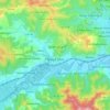 Carte topographique Oued Ghir, altitude, relief